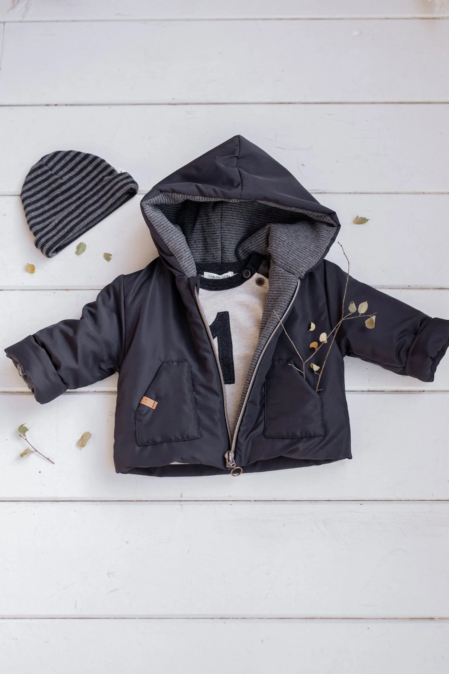 1 IN THE FAMILY 2PC BLAS PADDED JACKET WITH GENIS PADDED BEANIE