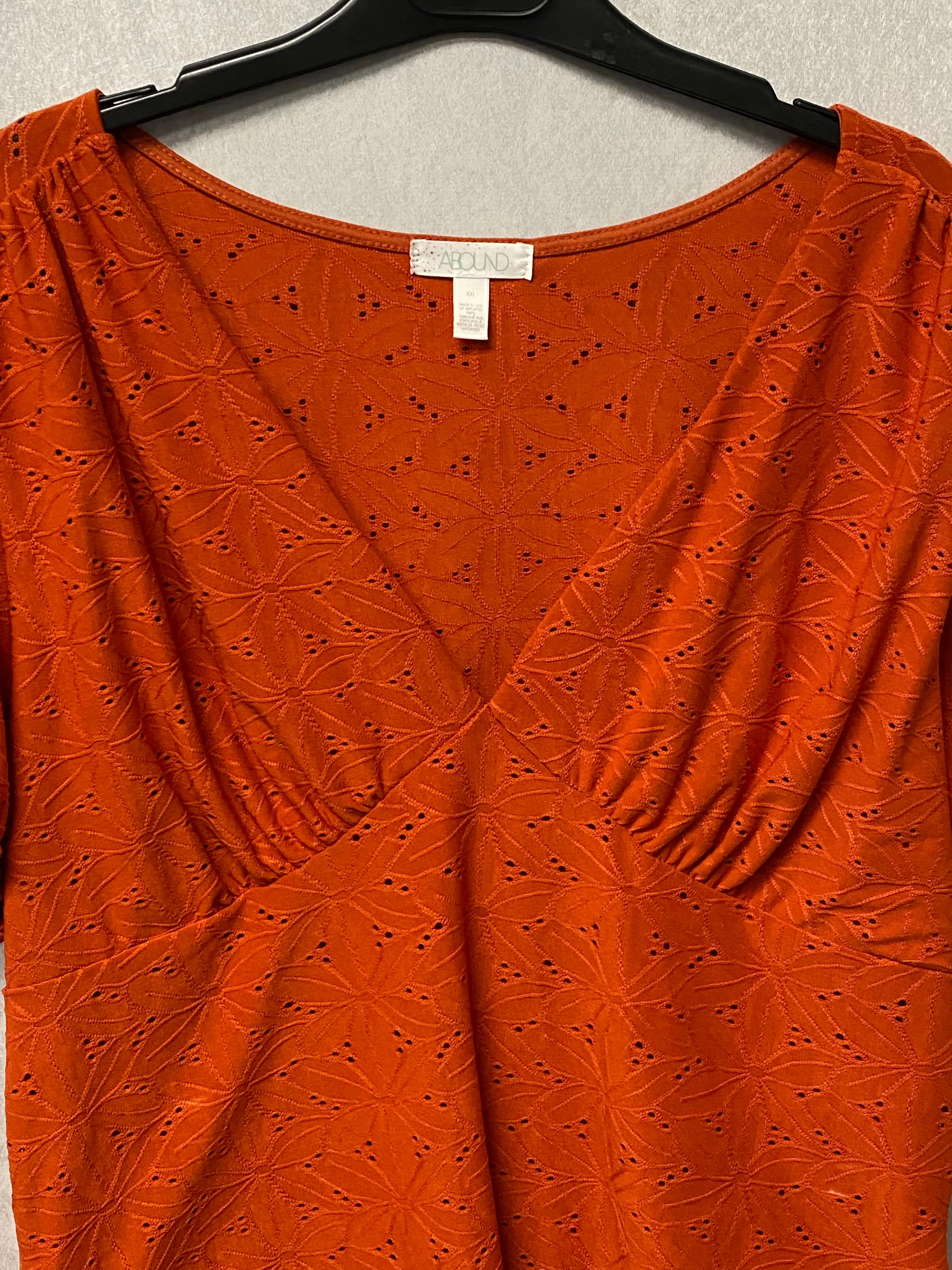 Abound Orange Bodysuit Size 2XL