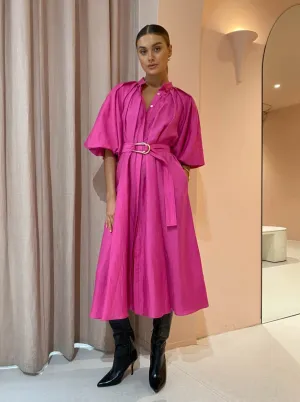 Acler Cranhurst Dress in Flamingo