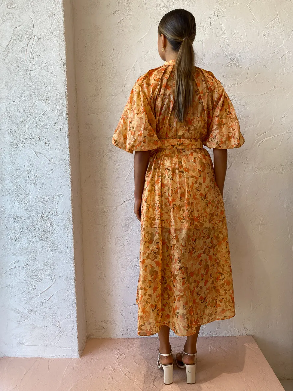 Acler Cranhurst Dress in Peach Parfait