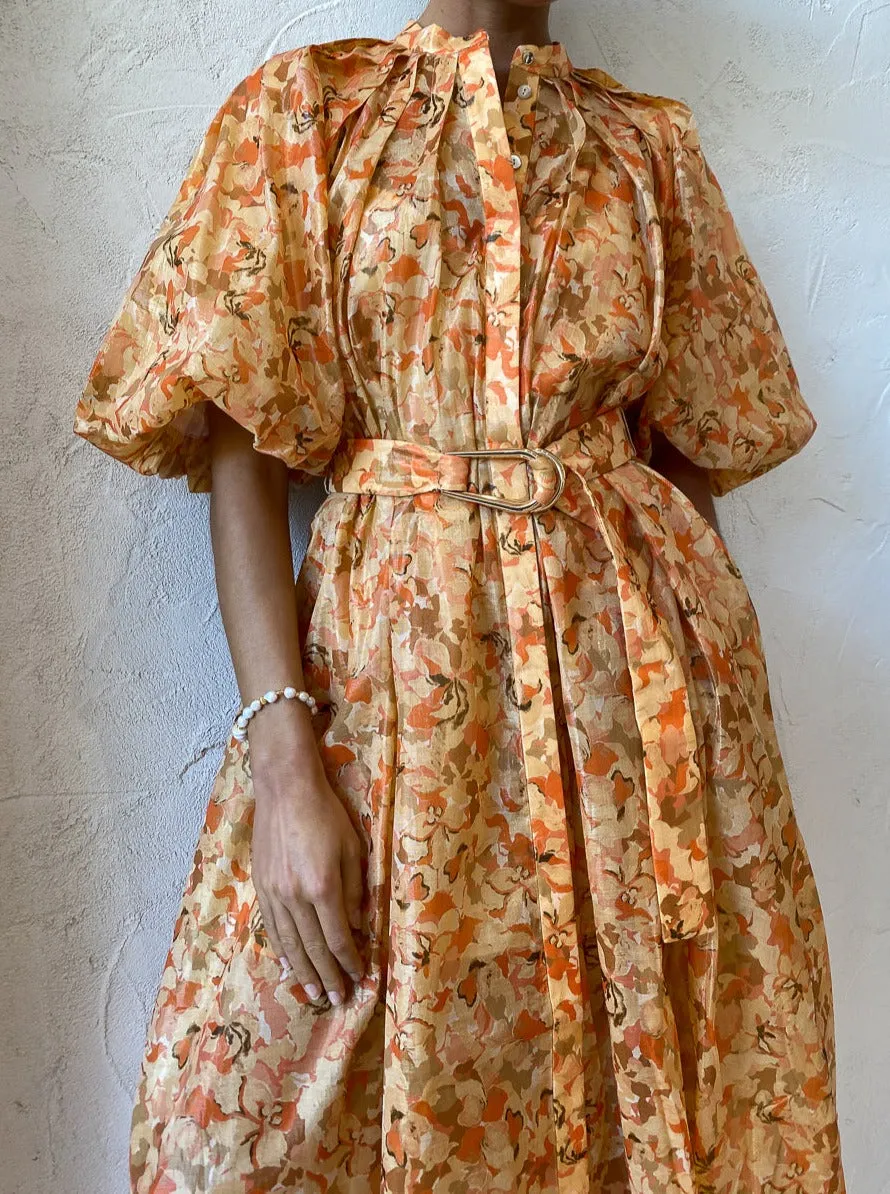 Acler Cranhurst Dress in Peach Parfait