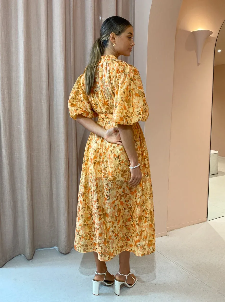 Acler Cranhurst Dress in Peach Parfait