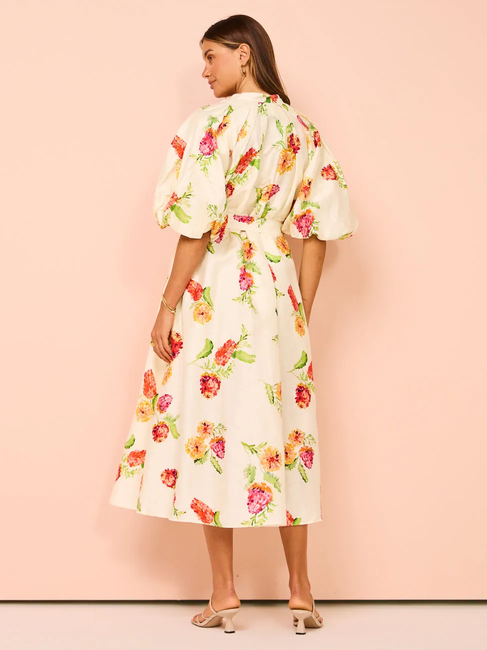Acler Cranhurst Midi Dress in Banksia