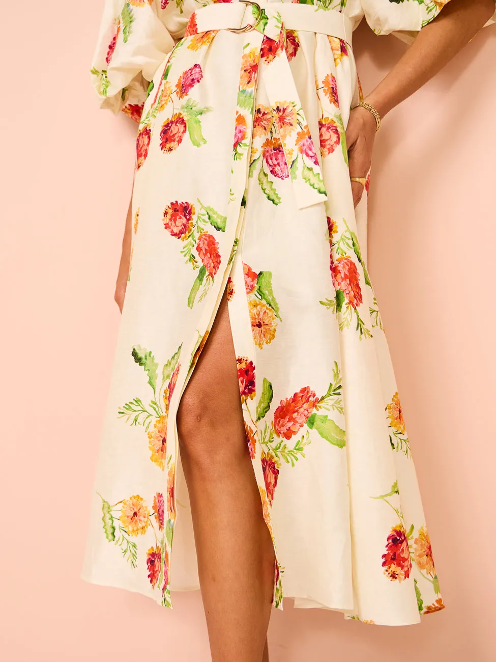 Acler Cranhurst Midi Dress in Banksia