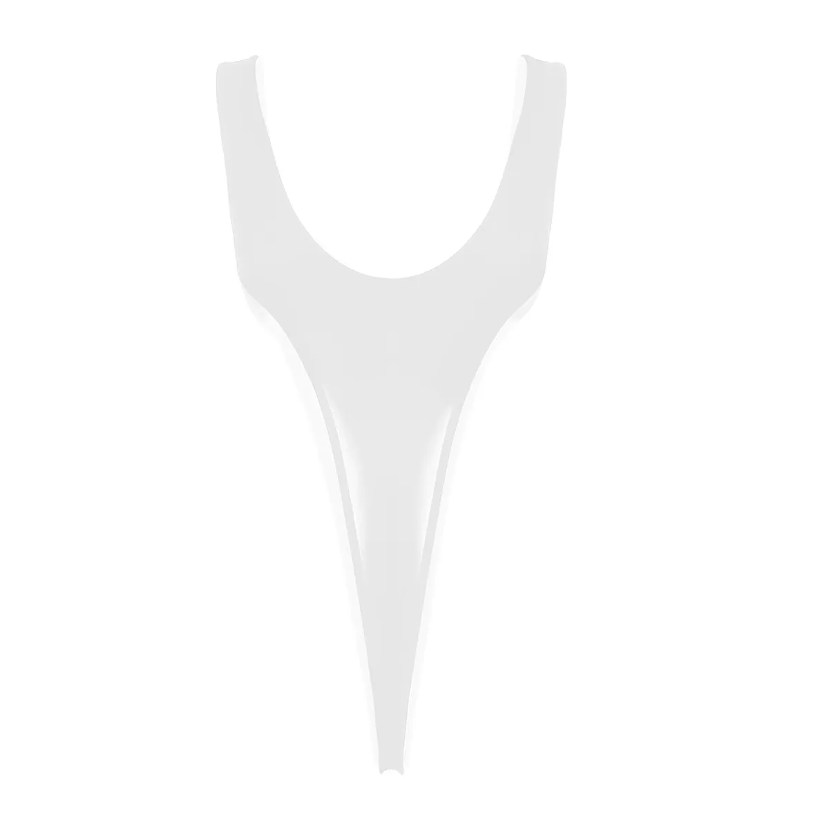 Adults Transparent Swimsuit Fused High Cut Monokini Thong Leotards Bodysuit One Piece Perspective Sheer Lingerie Swimwear