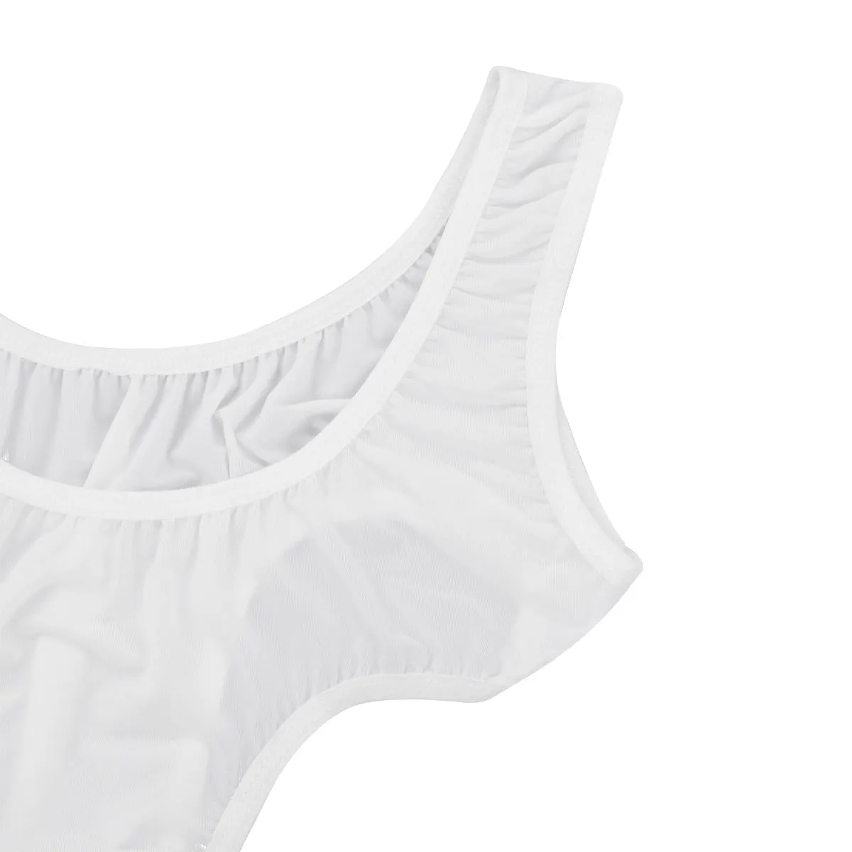 Adults Transparent Swimsuit Fused High Cut Monokini Thong Leotards Bodysuit One Piece Perspective Sheer Lingerie Swimwear