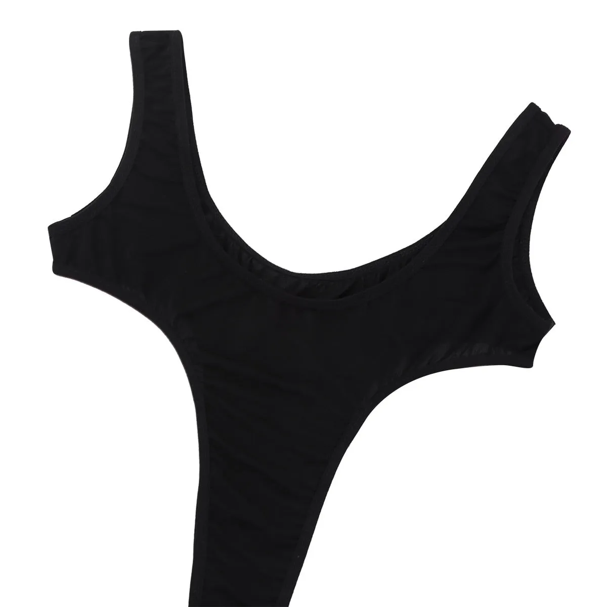 Adults Transparent Swimsuit Fused High Cut Monokini Thong Leotards Bodysuit One Piece Perspective Sheer Lingerie Swimwear