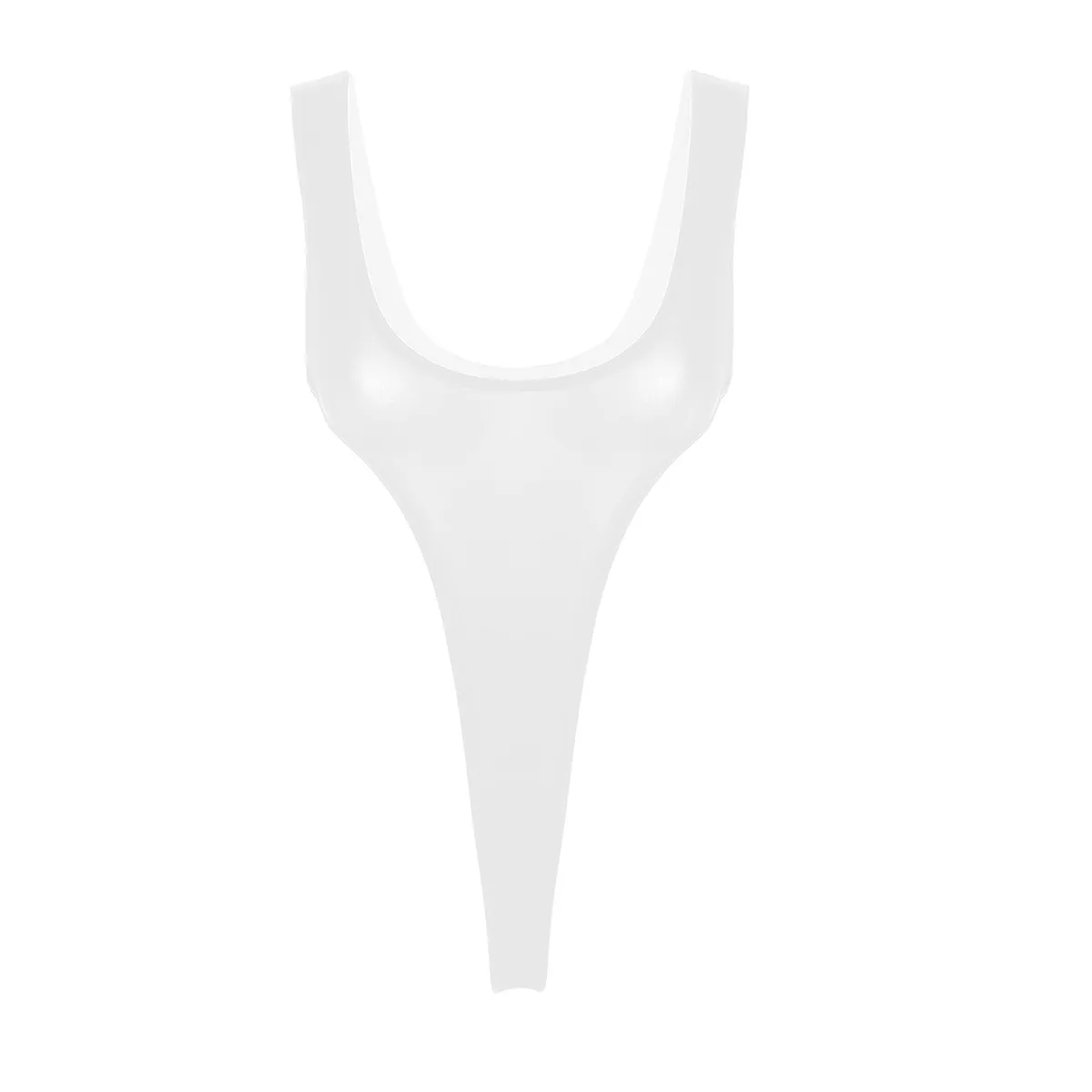 Adults Transparent Swimsuit Fused High Cut Monokini Thong Leotards Bodysuit One Piece Perspective Sheer Lingerie Swimwear
