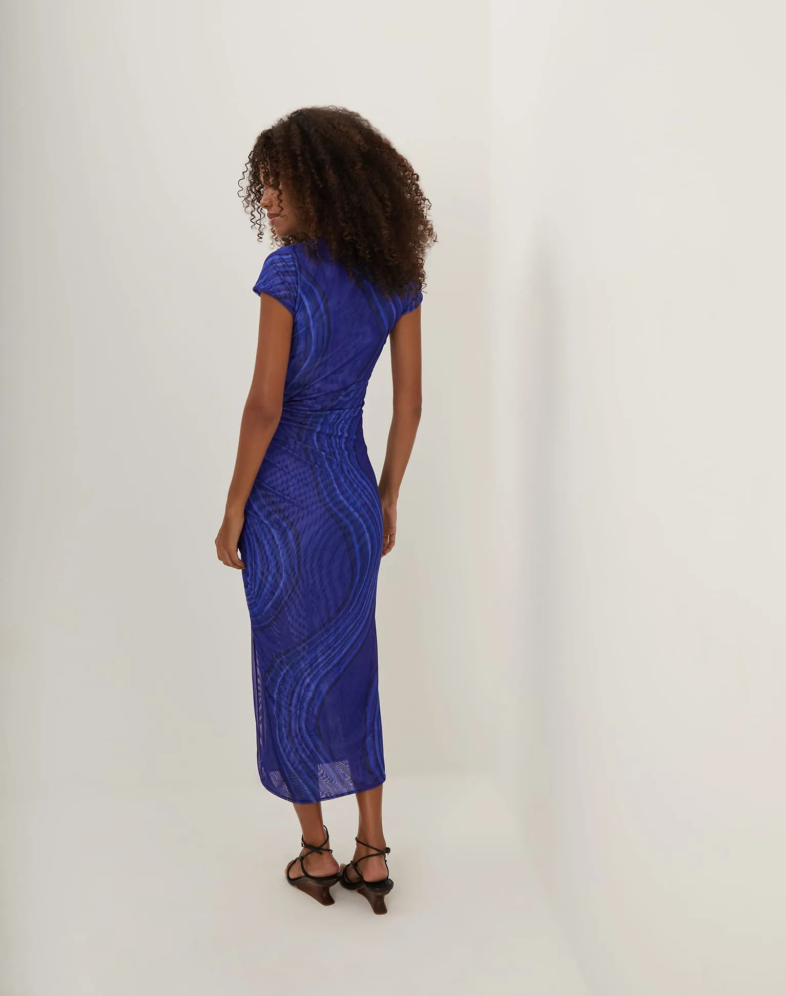 Anaya Midi Dress - Gemstone