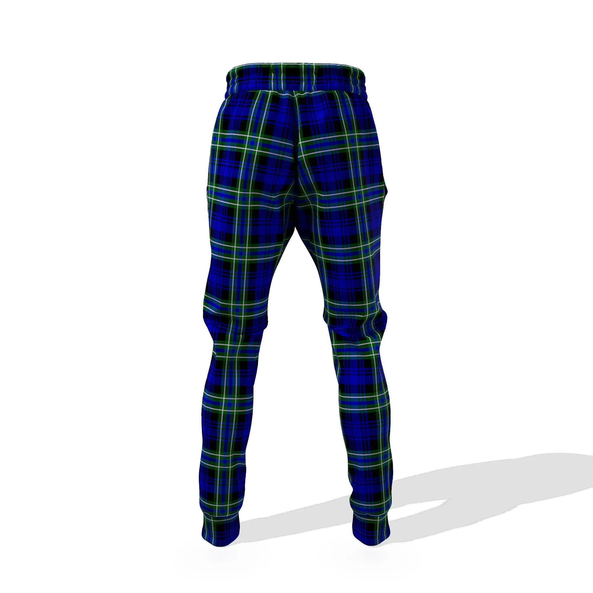 Arbuthnot Modern Tartan Joggers Pants with Family Crest