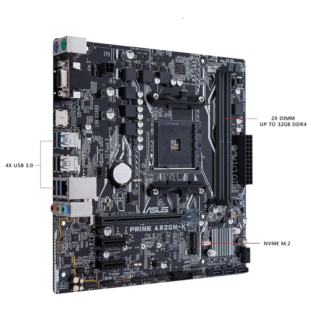 Asus Motherboard Prime A320M-K