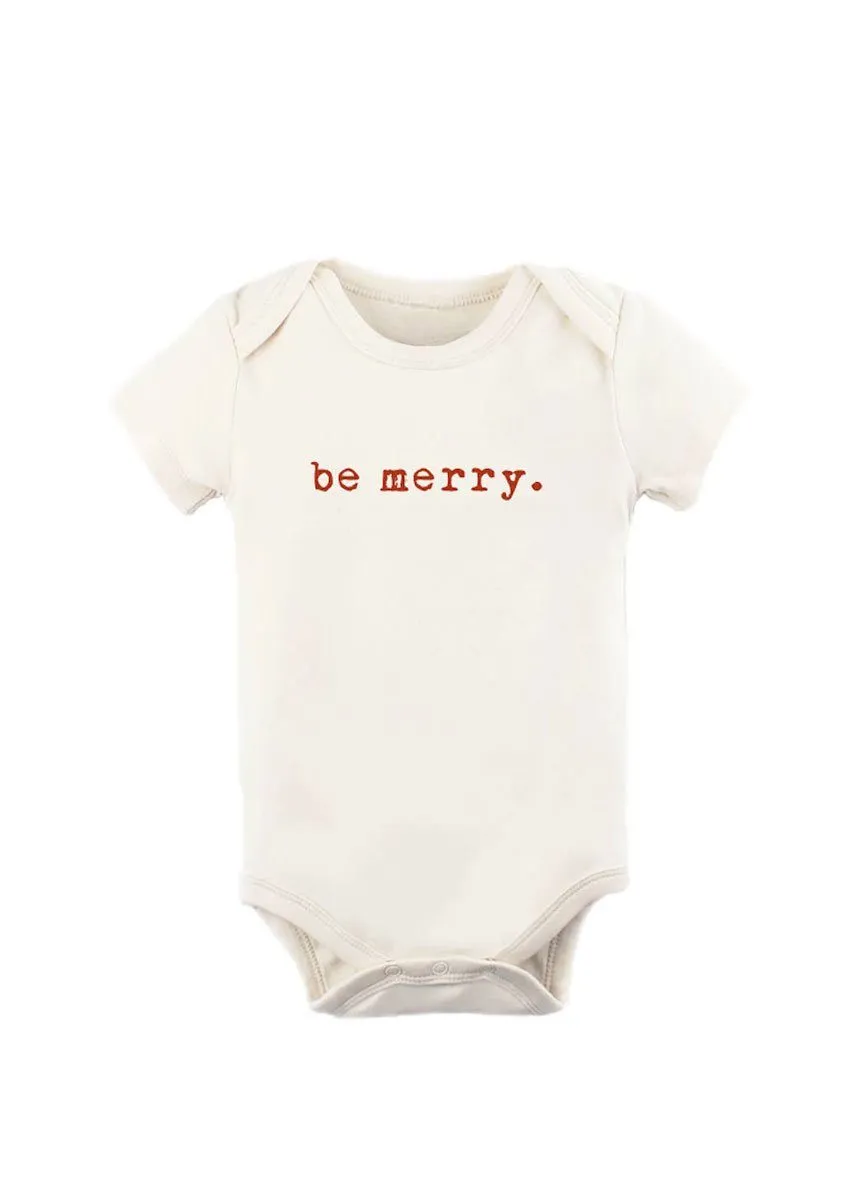 Be Merry Short Sleeve Bodysuit