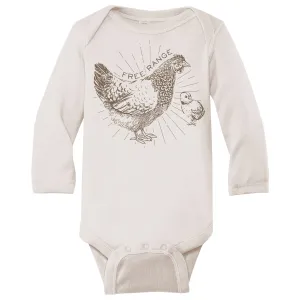 Bee Honey Babies - Long Sleeve Bodysuit - Free Range