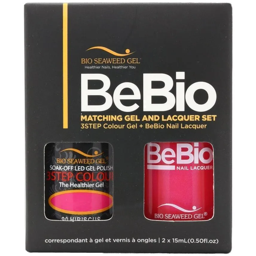 Bio Seaweed Gel Color   Matching Lacquer Hibiscus #90