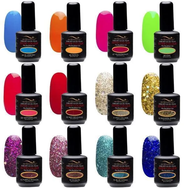 Bio Seaweed Tropical Getaway Collection - 3Step Colour Gel Polish set of 12