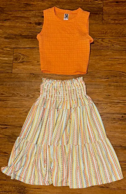 Boho Stripe Skirt