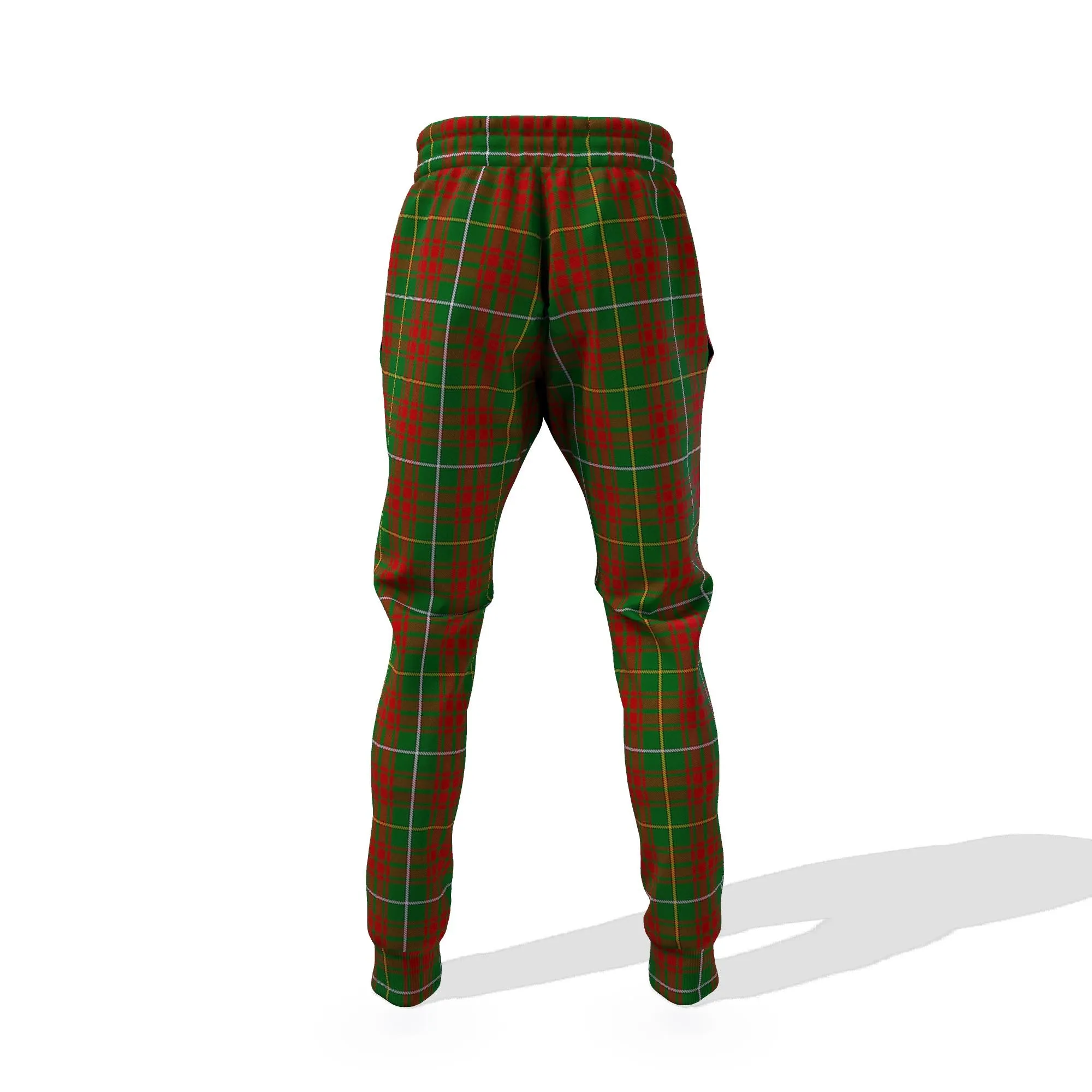 Bruce Hunting Tartan Joggers Pants with Family Crest