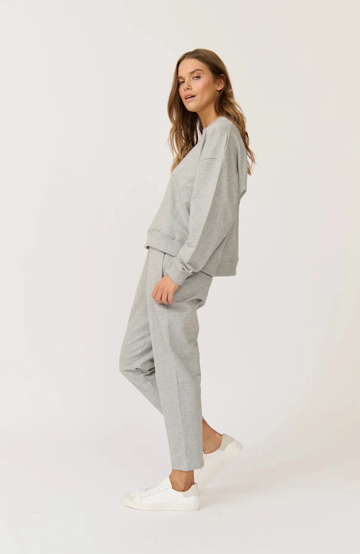 Cartel & Willow - Ada Slim Sweater - Mist Marle