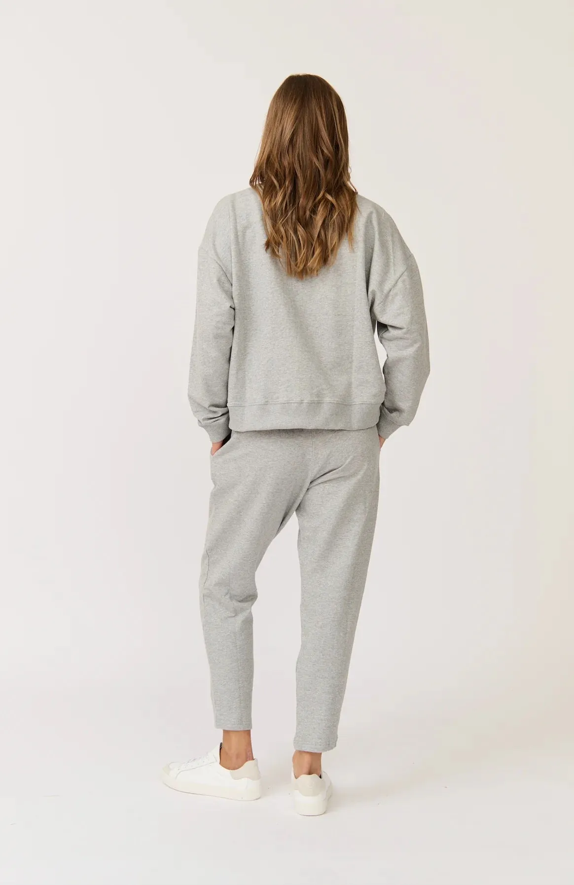 Cartel & Willow - Ada Slim Sweater - Mist Marle