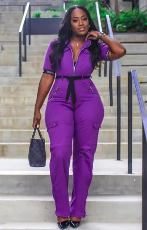 Catching Flights Jumper  Purple