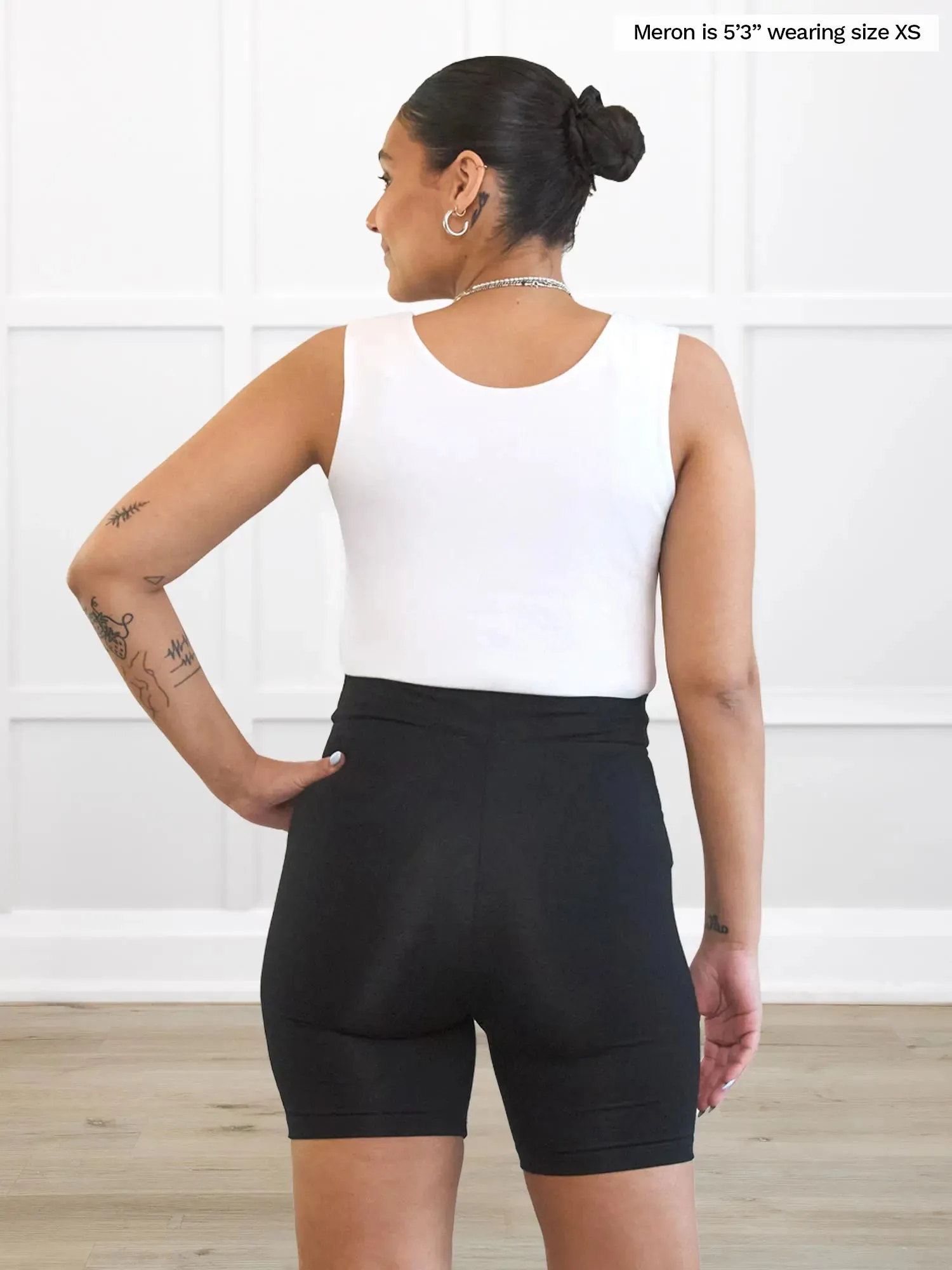 Chalha high waisted legging short