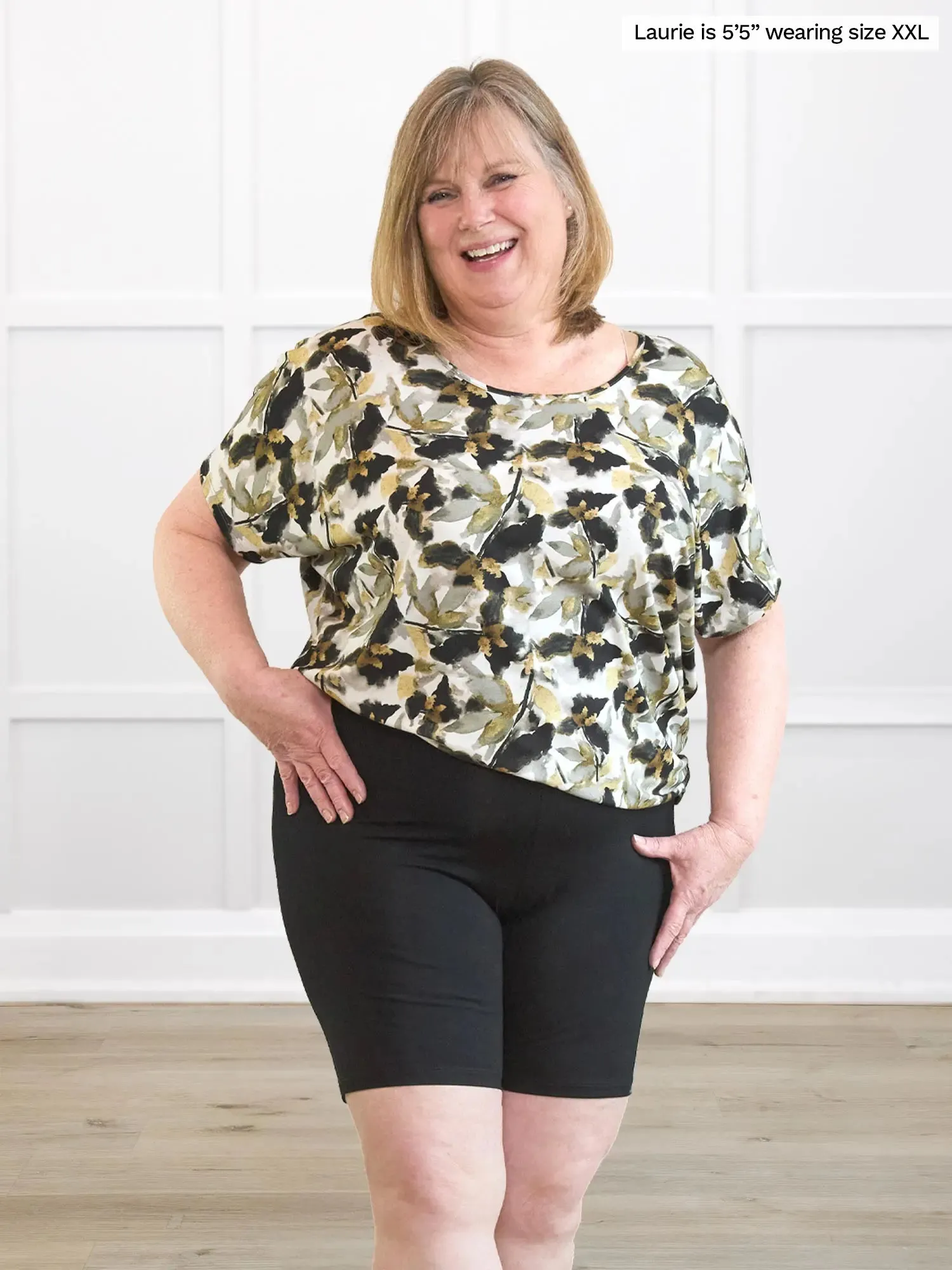 Chalha high waisted legging short
