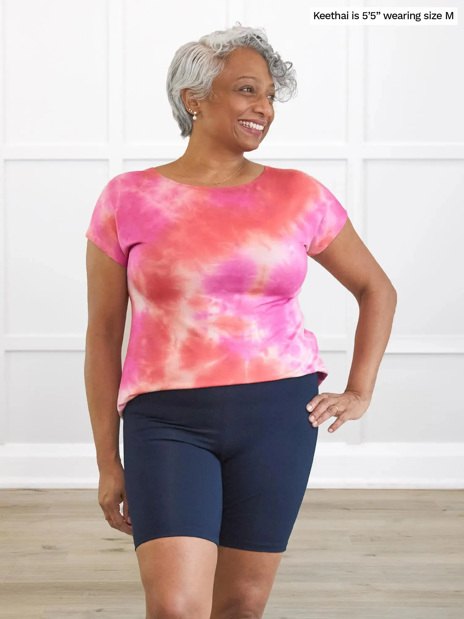 Chalha high waisted legging short