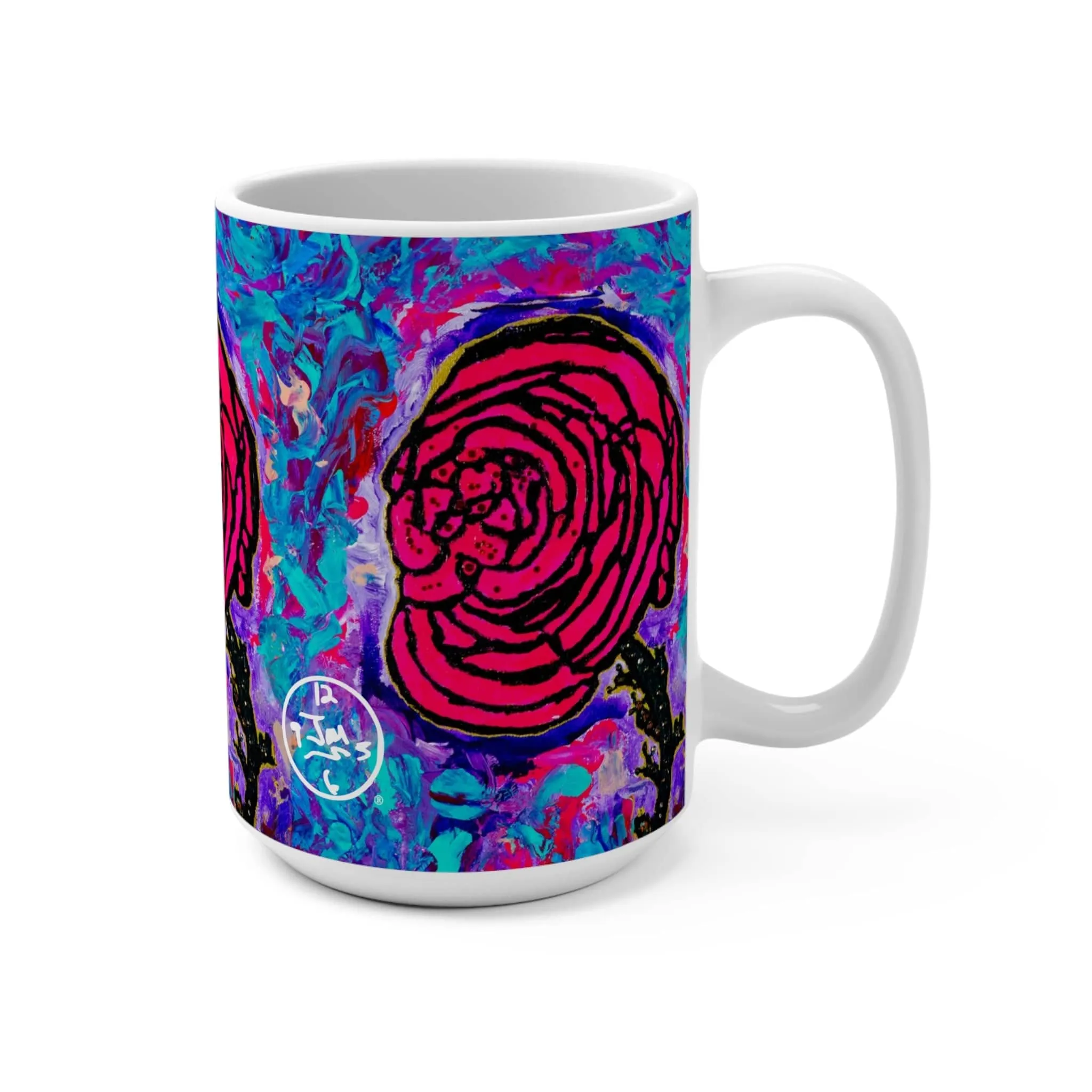 Cotton Candy Rose 15oz Mug by Jumper Maybach®