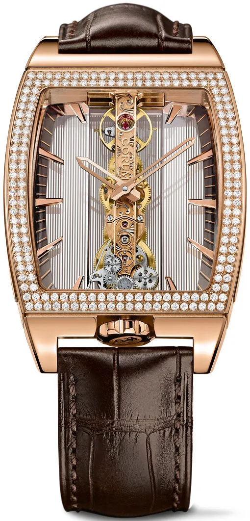 CRM Watch Goldem Bridge Classic Rose Gold Diamonds