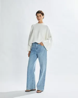 Drew Knit Jumper White
