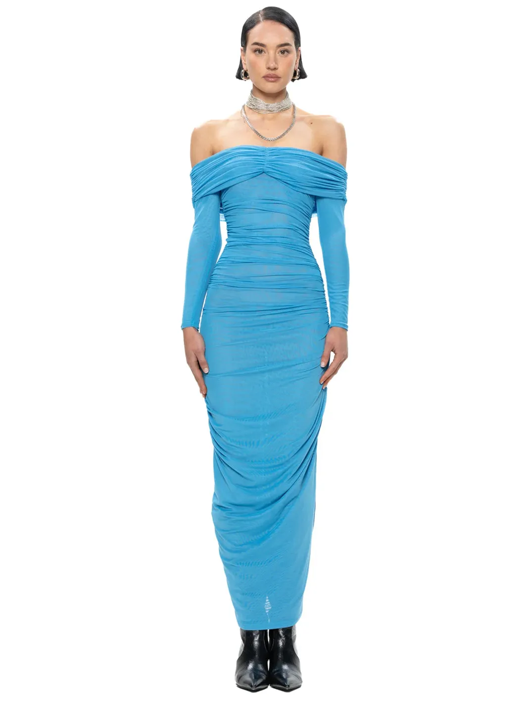EMILY DRESS - BLUE