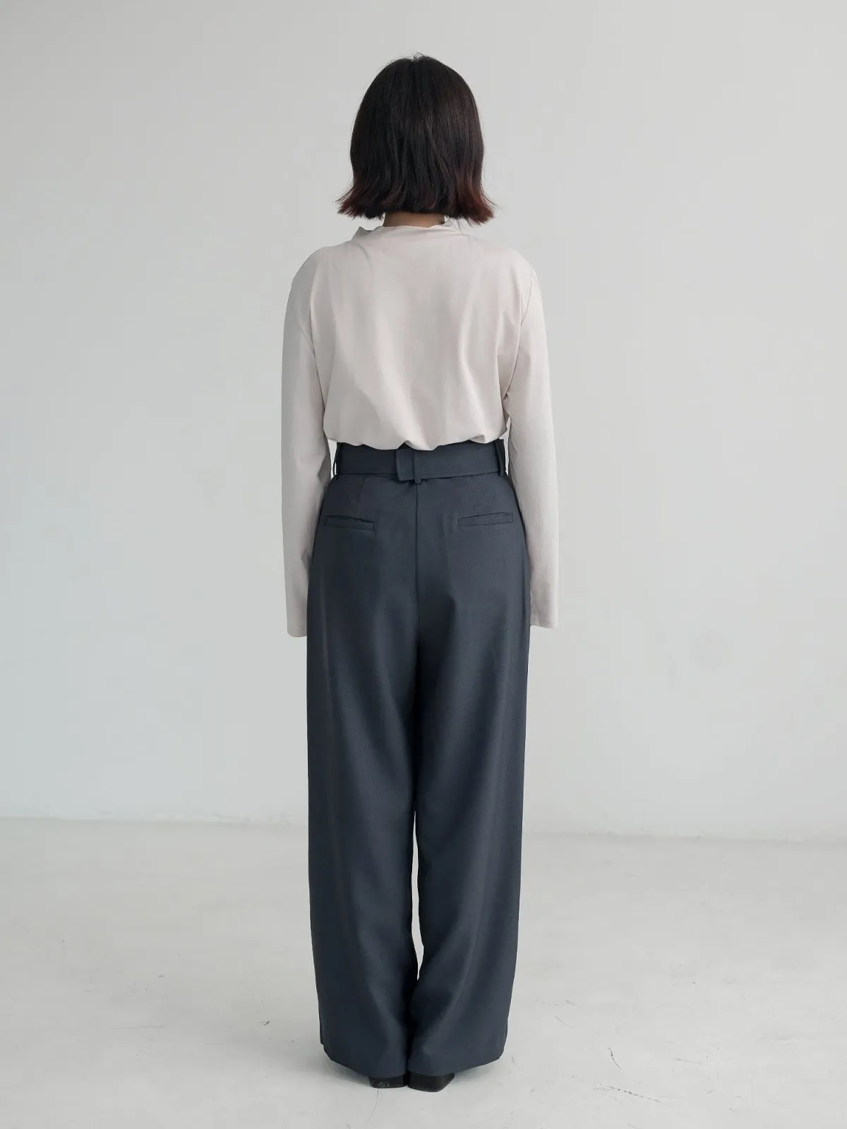 Esther Funnel Neck Long Sleeve Top*