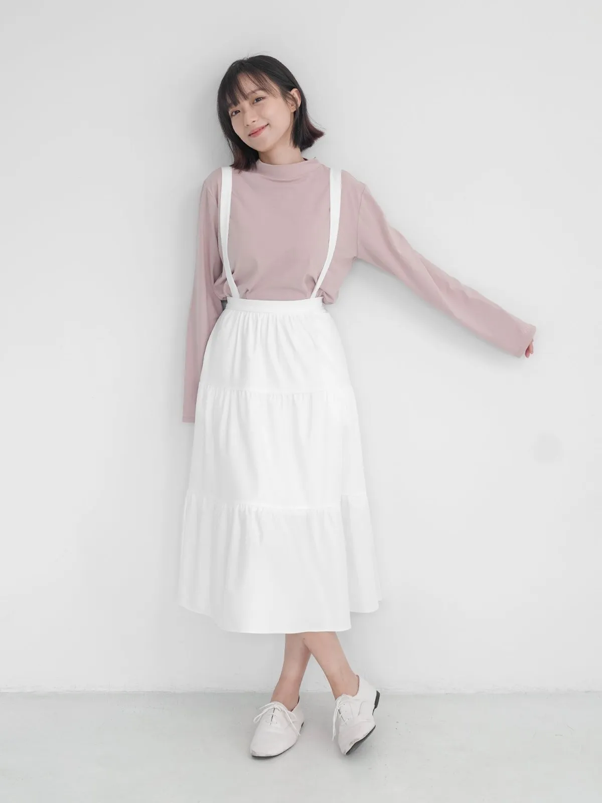 Esther Funnel Neck Long Sleeve Top*