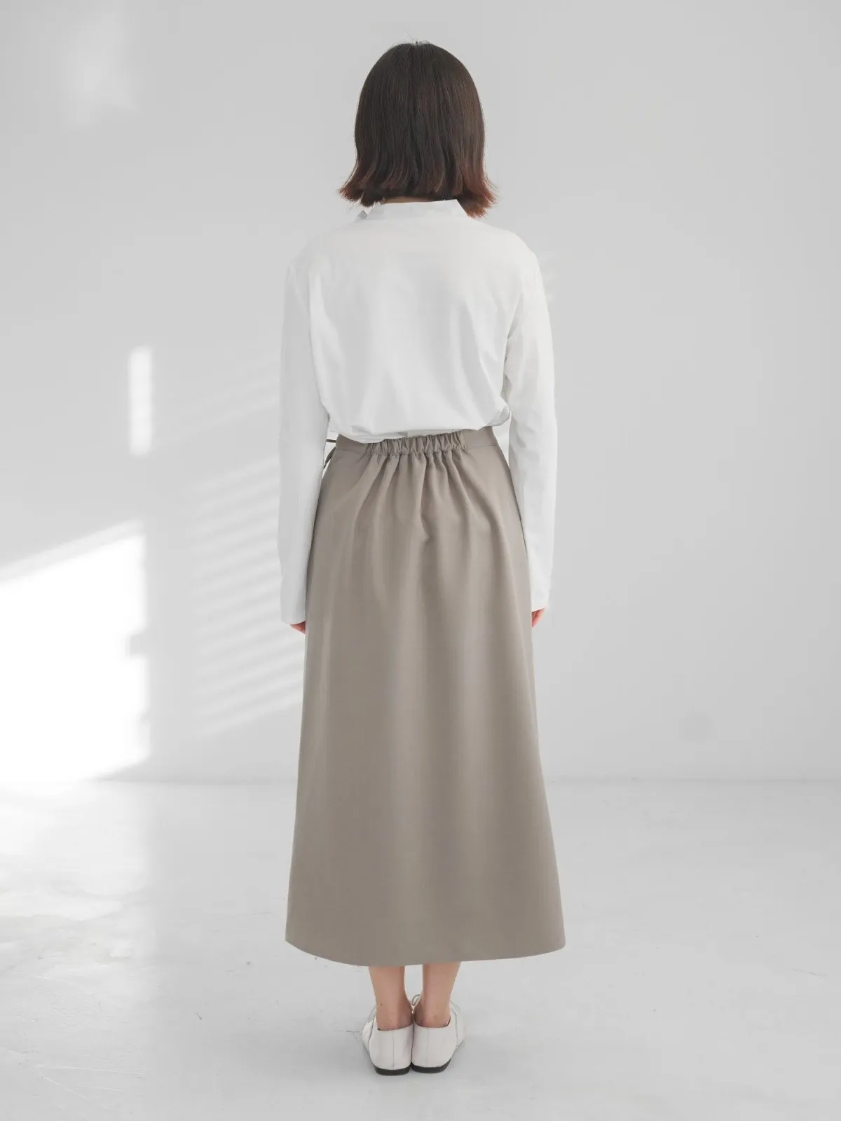 Esther Funnel Neck Long Sleeve Top*