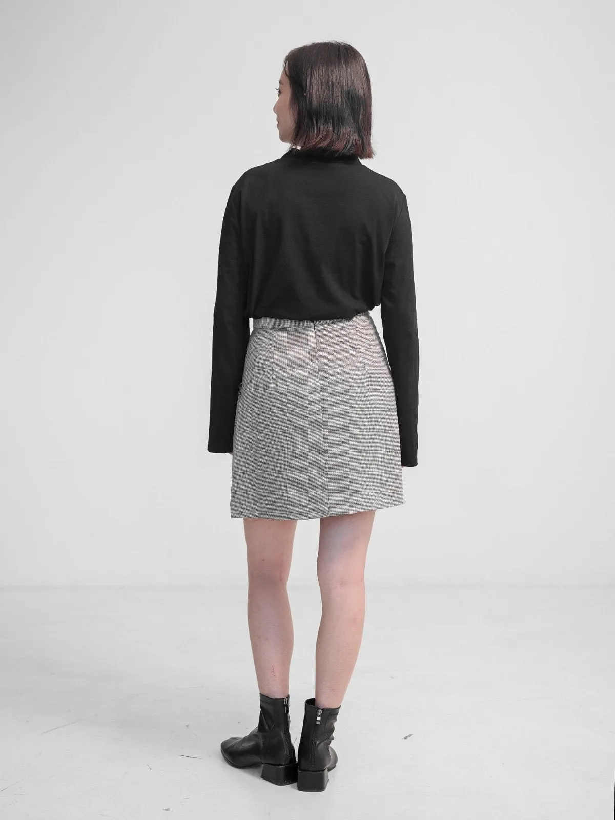 Esther Funnel Neck Long Sleeve Top*