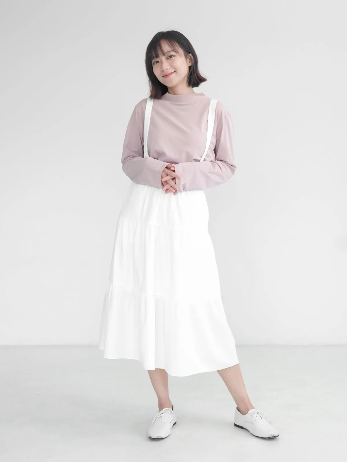 Esther Funnel Neck Long Sleeve Top*