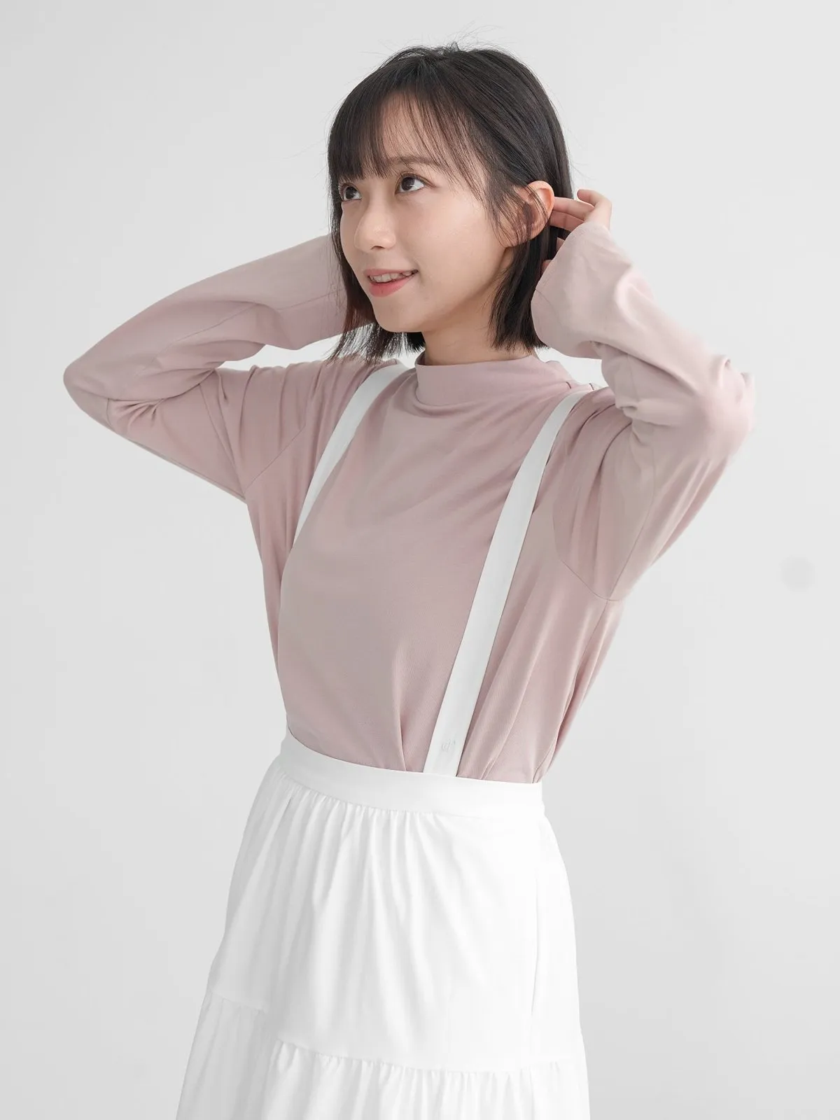 Esther Funnel Neck Long Sleeve Top*