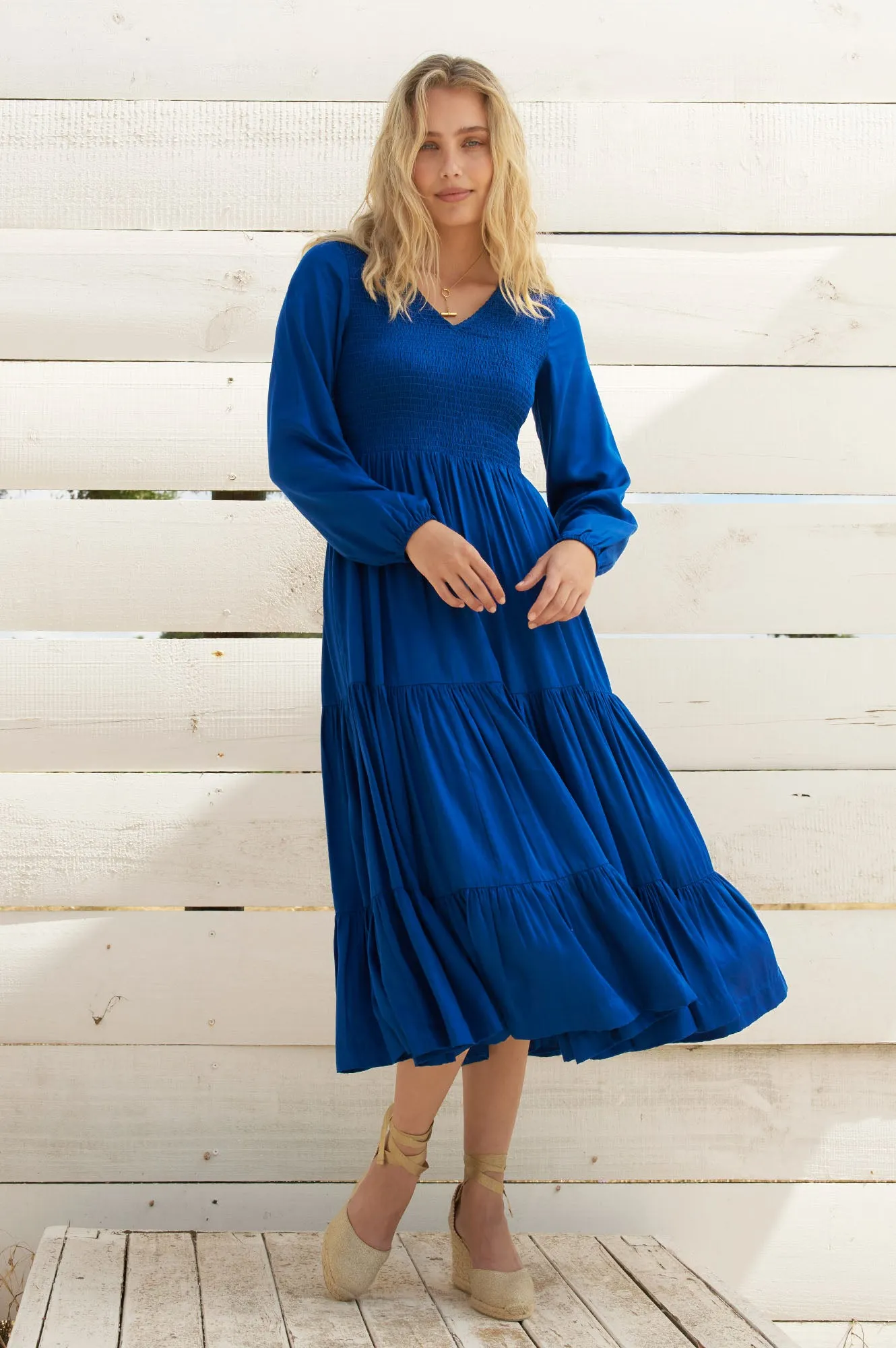 Fleur Dress | Cobalt