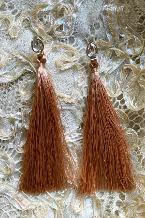 Gold Tassel Earrings