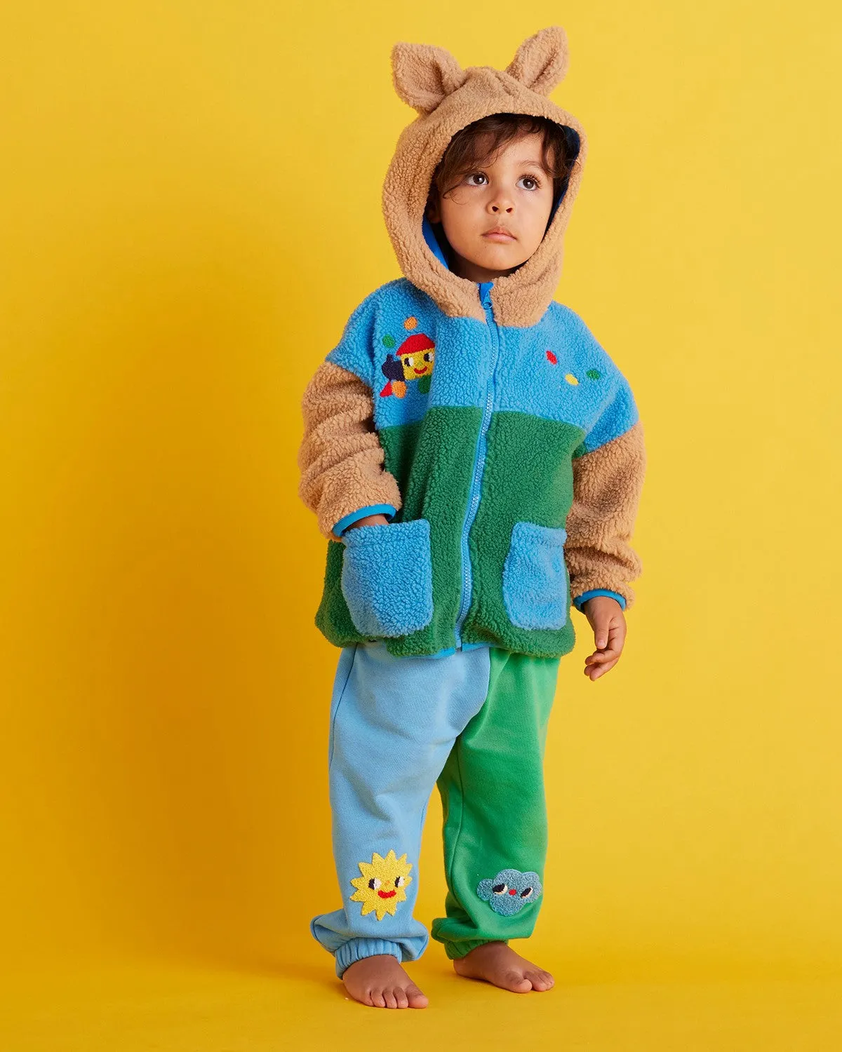 Halcyon Nights Sherpa Jacket - Rainbow Express
