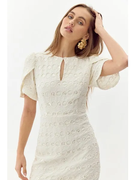 Harper Textured Midi Dress