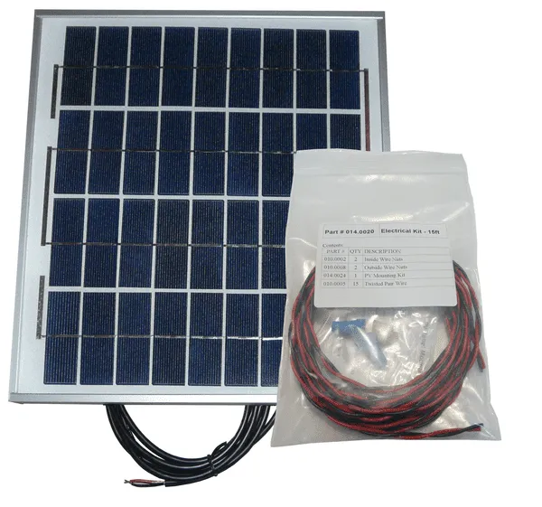 Heliatos Boat Freeze Protected Solar Water Heater Kit with Built-In Heat Exchanger