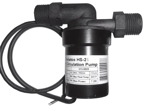 Heliatos Boat Freeze Protected Solar Water Heater Kit with Built-In Heat Exchanger