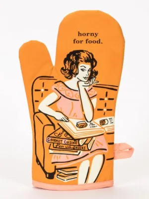 Horny For Food - Oven Mitt Horny For Food - Oven Mitt