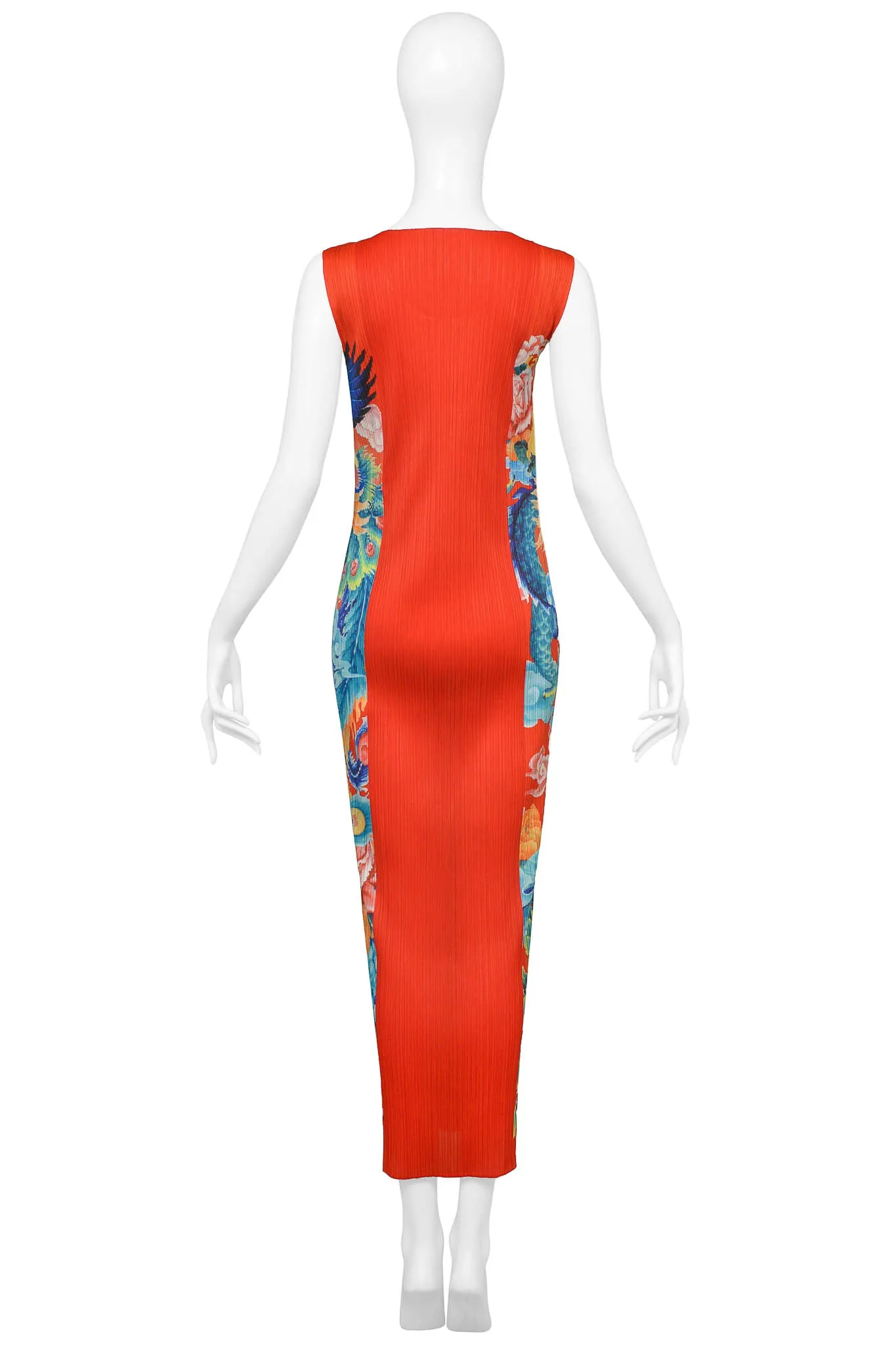 ISSEY MIYAKE ICONIC PLEATS PLEASE DRAGON DRESS 1990s