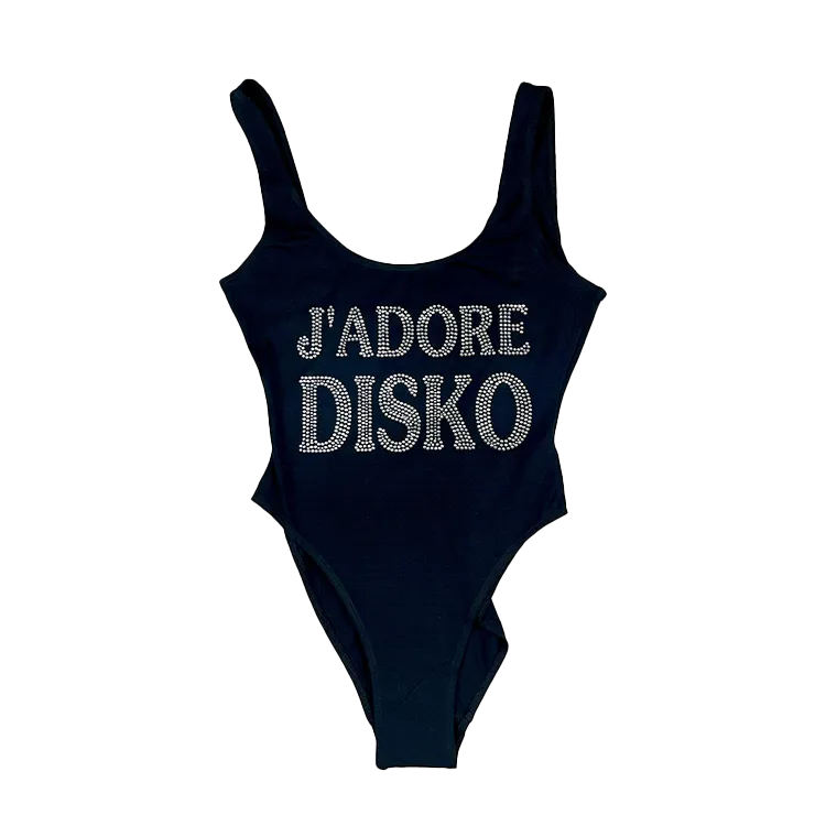 J'Adore Disko Black Women's Bodysuit