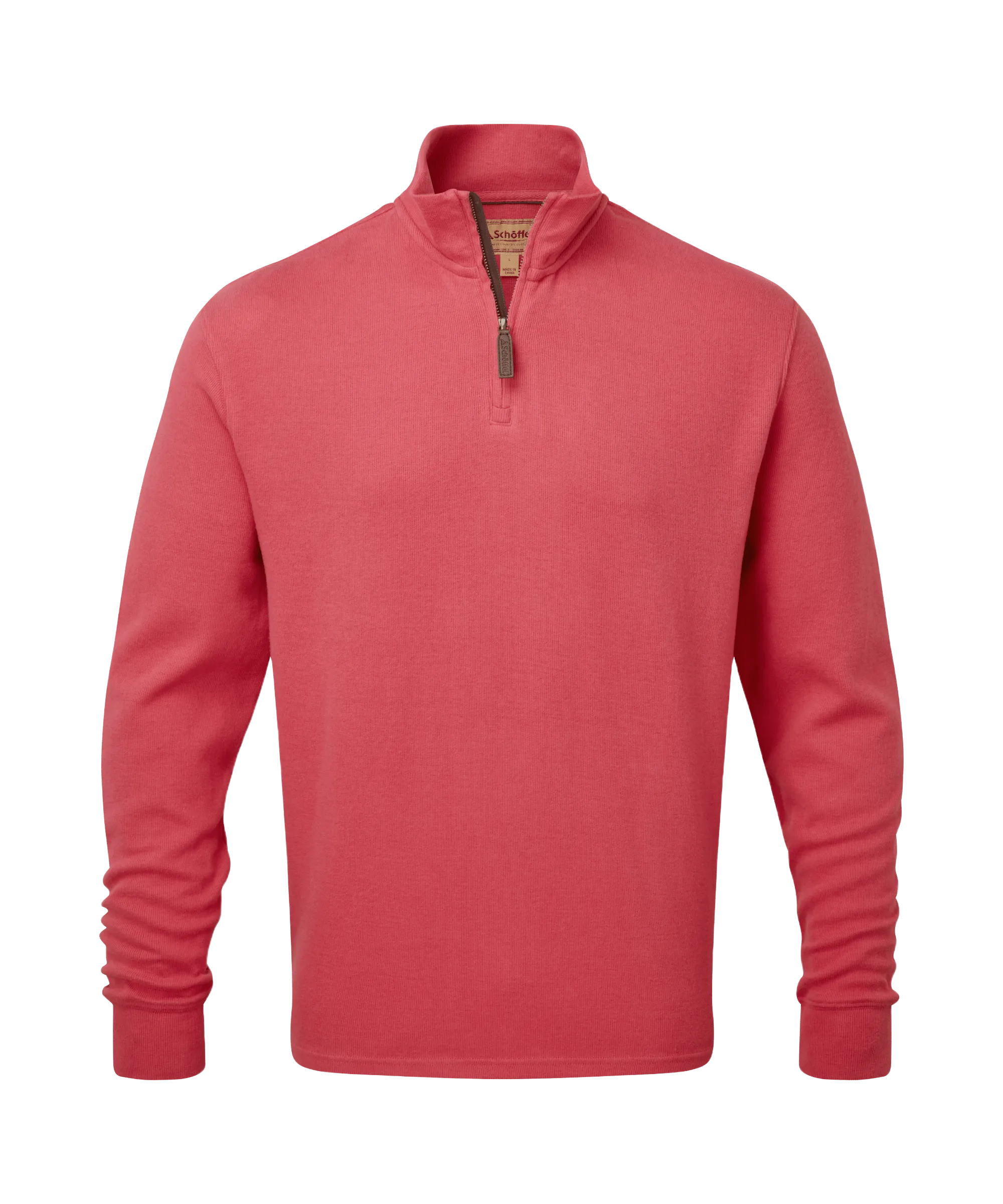 Kingsbridge Quarter Zip Jumper - Raspberry