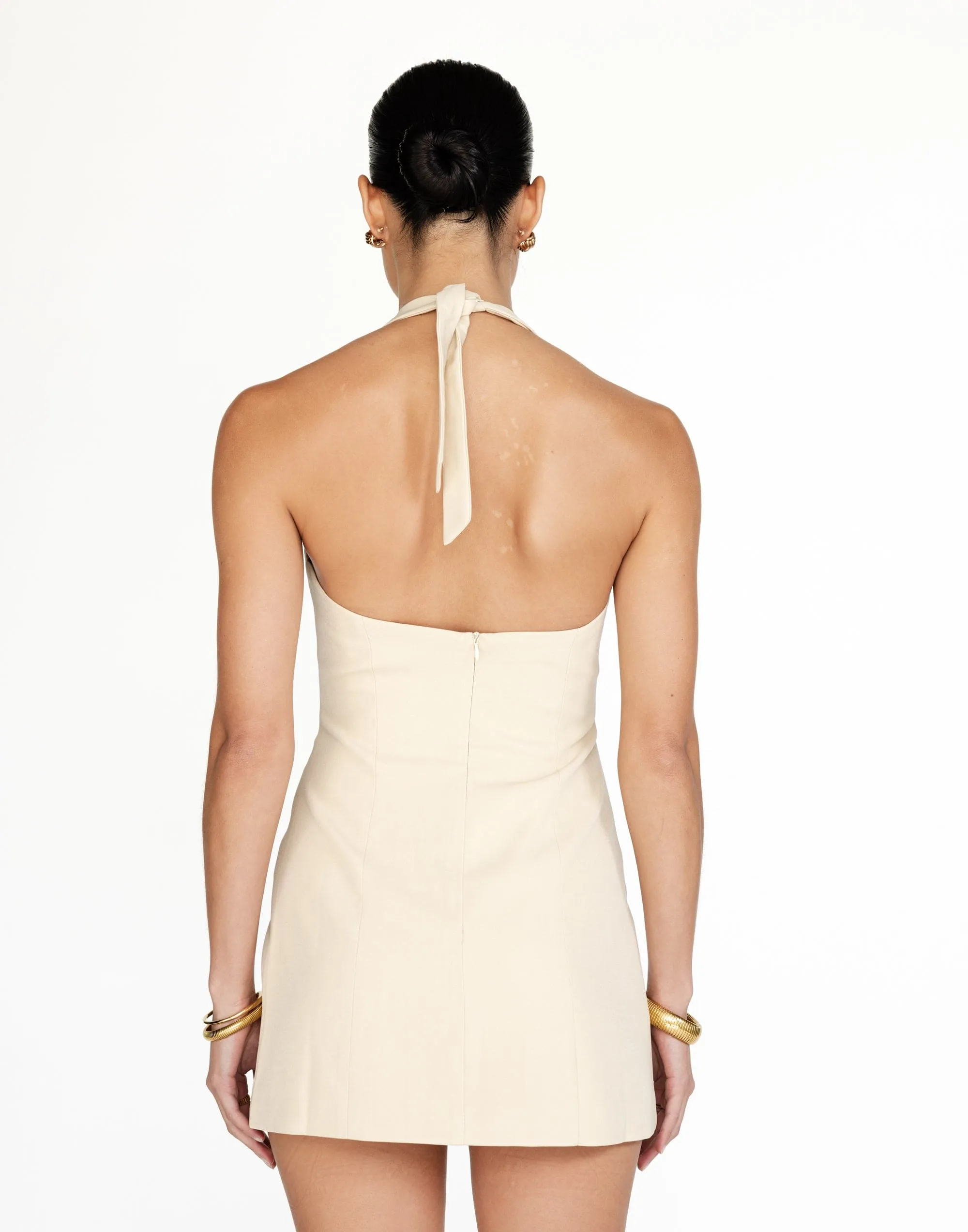 Kit Mini Dress (Sandstone)