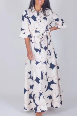 LAUREN DRESS (IVORY/BLACK)