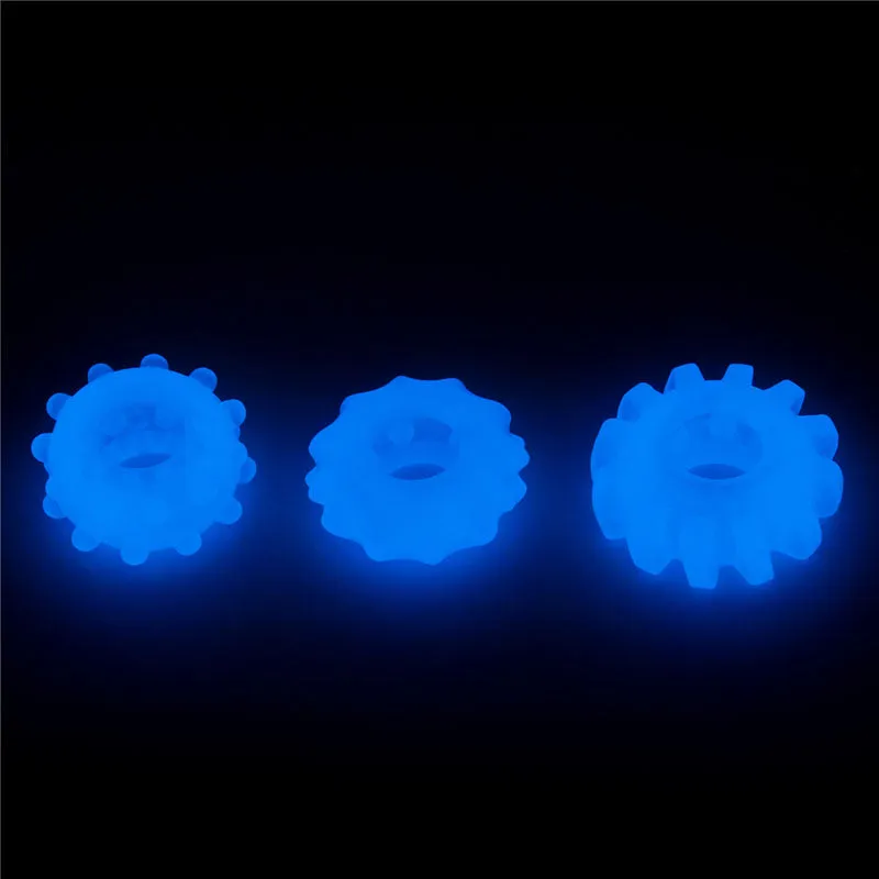 Lumino Play Penis Rings 3 Pack